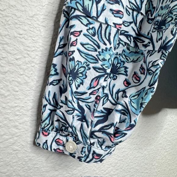 Southern Tide Aubree Fleur Printed Top Sz Small - Picture 9 of 16